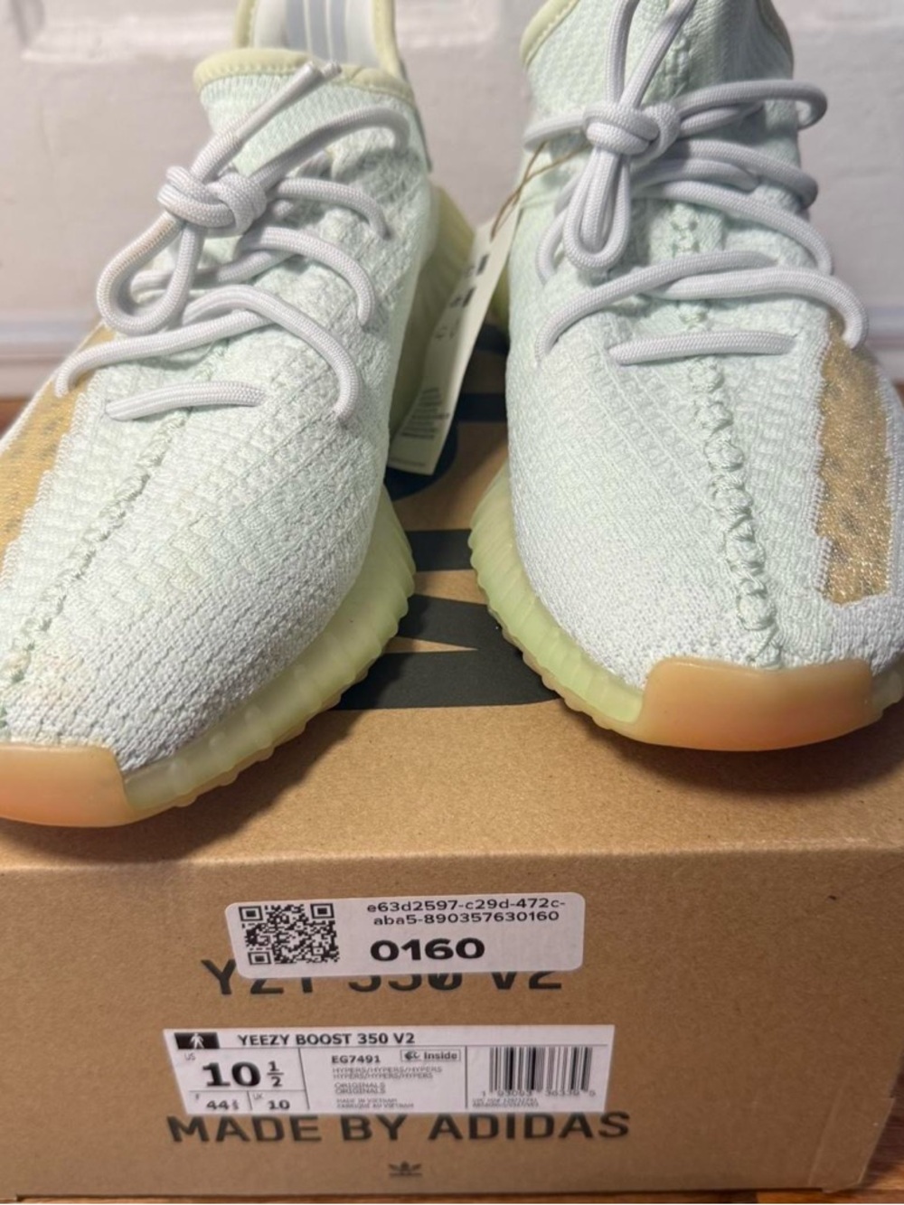 Yeezy Boost 350 V2 Mint Green with Gum Accents